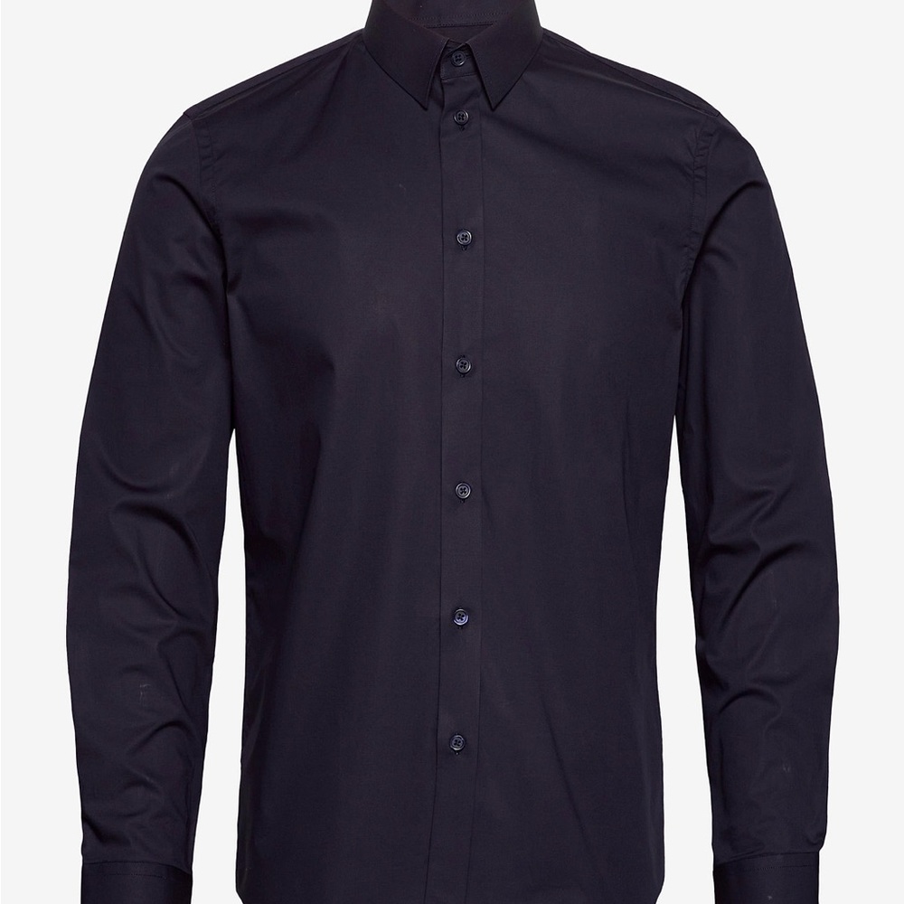 FILIPPA K // Black M. Paul stretch shirt (L)